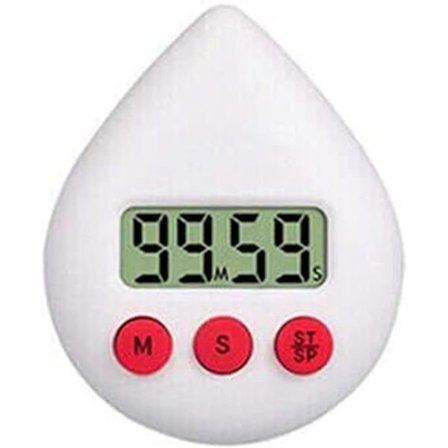 Vandafvisende Digitalt Badeværelsesur med Brusetimer, Temperatur Fugtighed V