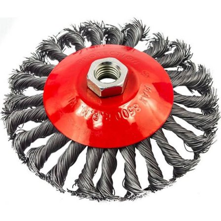 Kvast - borste - kvast-handtag Silver - 10360 - BORSTE 125 CÃNE/SK/GW/SILVER