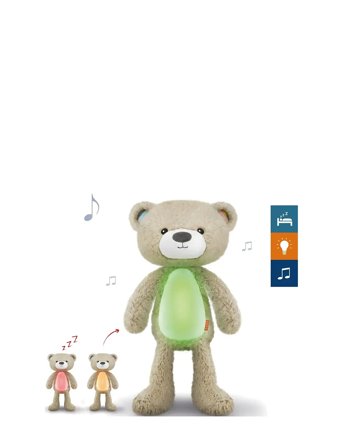 ZAZU Brody The Bear Sleeptrainer - Brown - ONE SIZE