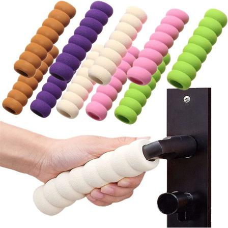 10 St Dörrhandtagspropp Silikonskumskydd Beige