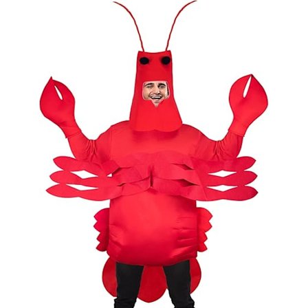 Voksen Hummer Mann Fancy Dress Nyhet Kostyme (Standard)