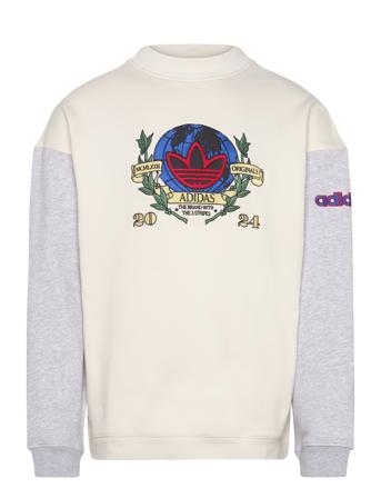 Olpc Crew Sport Men Sport Clothing Sport Sweatshirts & Hoodies Sport Sweatshirts Beige Adidas Originals