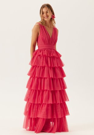 Bubbleroom Occasion - Tulle Frill Gown - 46