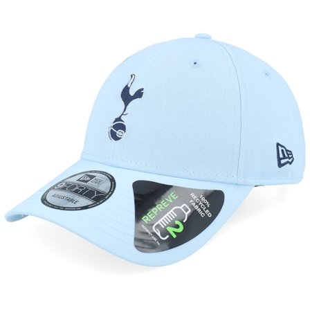 New Era - Football Azul adjustable Boné - Tottenham Hotspur Seasonal 9FORTY Pale Blue/Navy Adjustable @ Hatstore