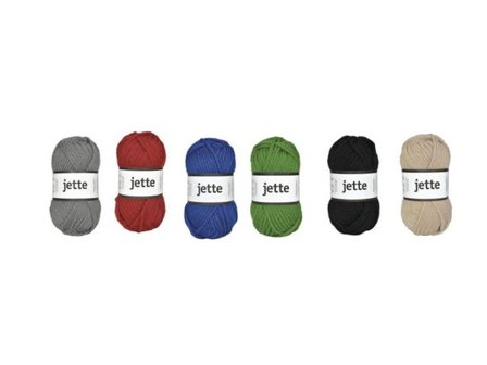 JÄRBO GARN Ullgarn Jette 50g, grå - Lyreco - Skola och förskola - Hobbymaterial - Garn