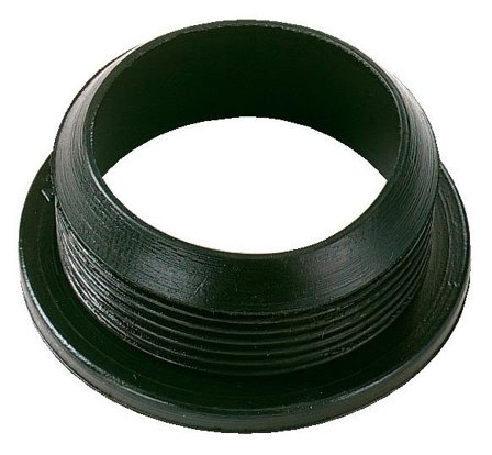 Purus 3106960 Gumminippel for plastrør, svart 43/40 mm, Innendørsavløp