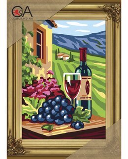 Broderipakke Strameibilde Vingård - Collection D'Art