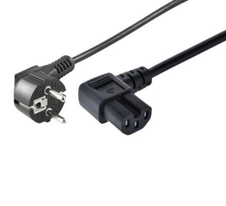MicroConnect Power Cord CEE 7/7 - Angled