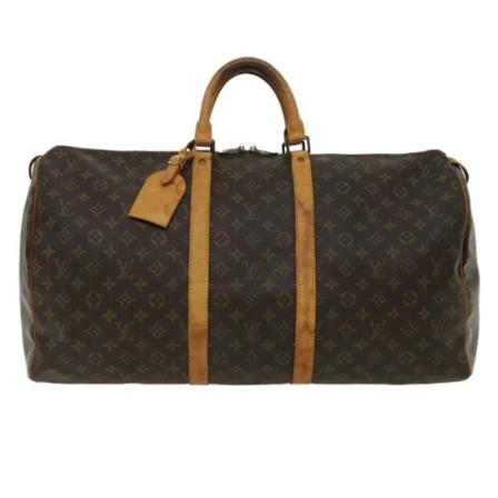 Louis Vuitton Vintage, Pre-owned Canvas travel-bags Bruin, Dames, Maat:ONE Size