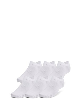 Under Armour Ua Essential No Show 6Pk - White - XL