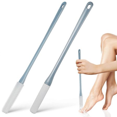 2 kpl Varpaiden puhdistusharjat Varvasharja pitkällä kahvalla Jalkaharja suihkuun Varvaspesuri silikonista Jalkojen puhdistusharja vanhuksille