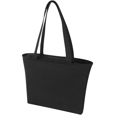 Weekender Recycled Tote Bag One Size Solid Black