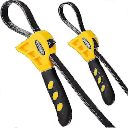 2025 Kumiremmiavain Päivitys - 2kpl 500mm ja 600mm Säädettävä Öljynsuodatinremmiavain, Raskaan Käytön Kumiputkiavain, Purkinavaaja Mec[YJD]:lle