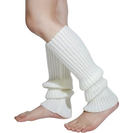 Dame Leg Warmers Varme og Stilig, Dame Strikkede Ankelvarmere 80-talls Fest Dans Sports Yoga Tilbehør