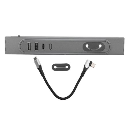 Tesla Model 3 Y 27W Snabb Laddning USB Hub Multiport Laddare med LED-ljus