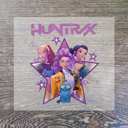 K-Pop Demon Hunter Tegneserie Strygemærker & Varmeoverførselsmærkater til DIY Tøj - Brugerdefinerede Designs