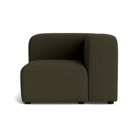 Milo hjørnemodul, højrevendt - Loop Grøn - 100x100x72 - Sofa