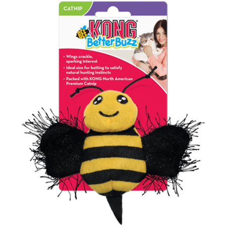 Kong - Cat Better Buzz Bee kattemynte - Katt - Katteleker & viftepinner - Myke katteleker - ZOO.no