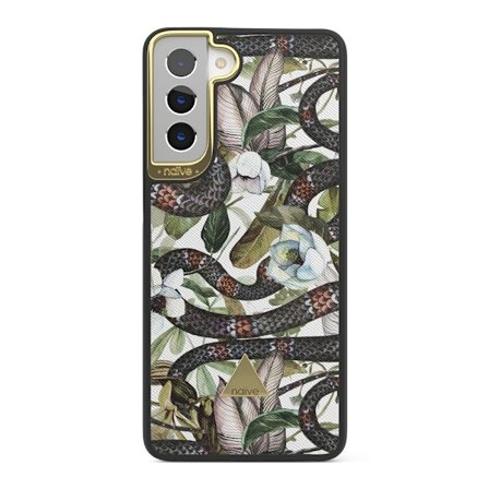 Naive Samsung Galaxy S21 Skal - Jungle Snake