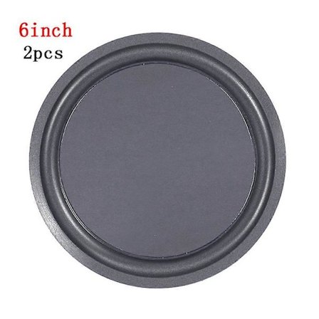 Rund Høyttaler Passiv Radiator Erstatningssett Audio Høyttaler Bass Membran 6 tommer