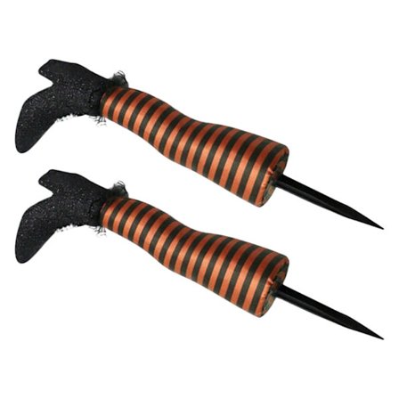 Halloween Dekoration Protes Ben Häxa Ben Trädgårdsdekorationer