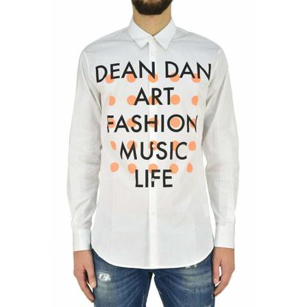 Dsquared2, Casual Shirts Biały, Mężczyzna, Rozmiar: S