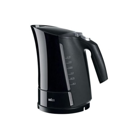 BRAUN Multiquick 5 Electric Vattenkokare - 1,6 L - Svart - Snabbkokningssystem