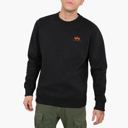 Alpha Industries, sweatshirt Zwart, Heren, Maat:L