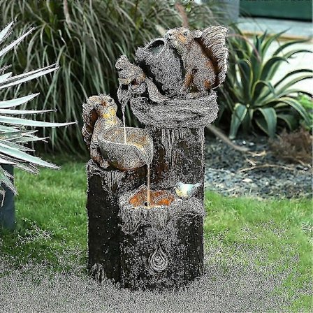 Hagefigur Vannfontene Dekorasjon Dyr Vannfontener Med Lys