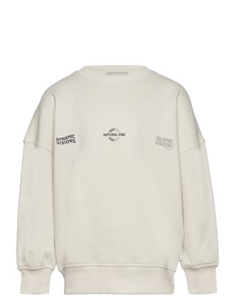 Printed Sweatshirt Tops Sweat-shirts & Hoodies Sweat-shirts White Tom Tailor