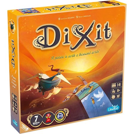 Dixit | Lautapeli | Ikä 8+ | 3–8 pelaajaa | 30 minuutin peliaika