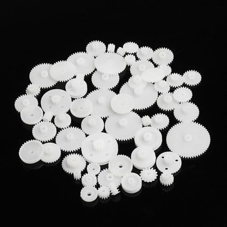 58 stiler Tannhjul WSFS Tannhjul Plast Alle Modul 0.5 Robotdeler DIY