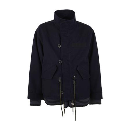Sacai, Light Jackets Blauw, Heren, Maat:M