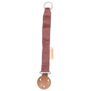 Filibabba Dusty Rose Moments Pacifier Clip One Size - Baby feeding - One size - Red