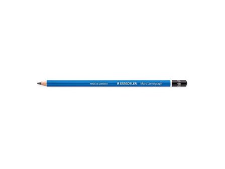 Staedtler Mars Grafitpenna, Lumograph 100, 9B-stift, sexkantig pennkropp, blå 12/fp - Lyreco - Skola och förskola > Pennor och tillbehör > 