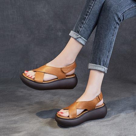 Kvinnors Sandaler Med Öppen Tå Och Fotled