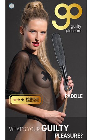 Kjøp Guilty Pleasure Premium Paddle Black - BDSM-paddle | God pris