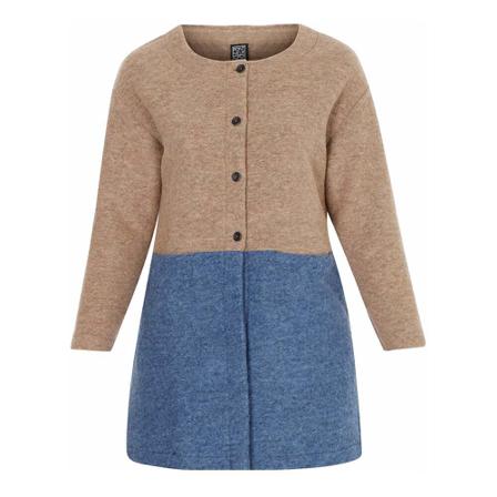 Pont Neuf Stine - Camel melange inbo, Dame Cardigans, Størrelse: XL