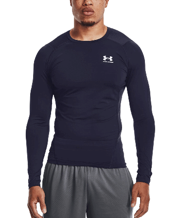 Under Armour HeatGear Armour Comp Long Sleeve Midnight Navy