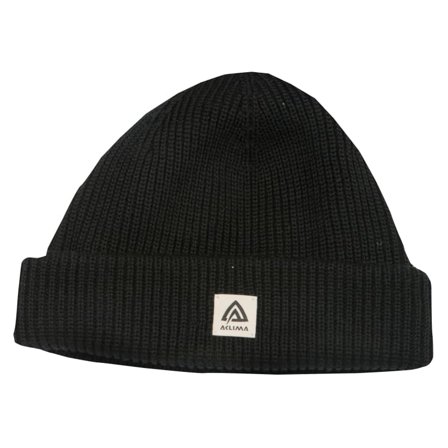 Aclima Forester Cap Unisex beanies Black OneSize
