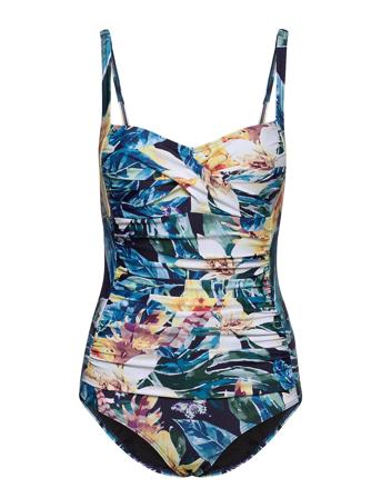 Milano Swimsuit Badedrakt Badetøy Blå Missya*Betinget Tilbud