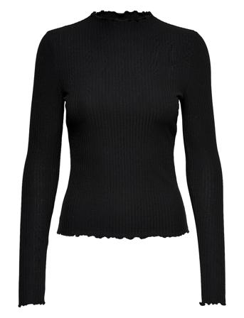Onlemma L/S High Neck Top Noos Jrs Tops T-shirts & Tops Long-sleeved Black ONLY
