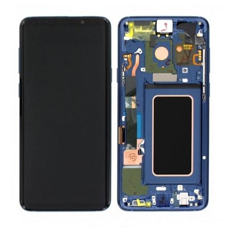 Samsung Galaxy S9 Plus Skärm med LCD Display Original - Korall Blå