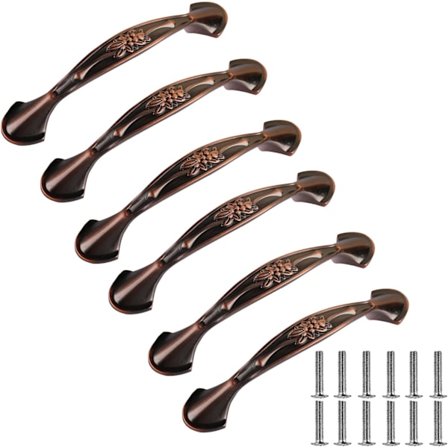 Skap Håndtak 6stk Kjøkkendør Skuff Skap Håndtak Aluminu