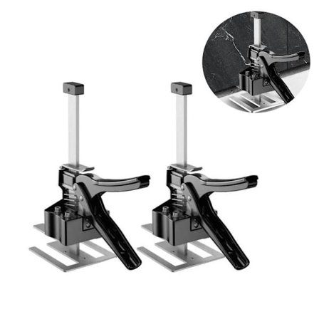 2-pack arbetssparande armverktygssats upp till 375 lb/170 kg bräda höjdjusterare 29 cm