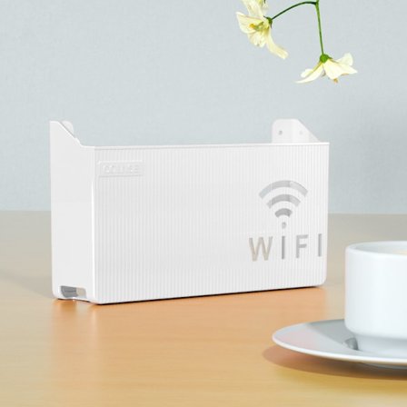 WiFi-routerhylla, väggmonterad, för set-top box
