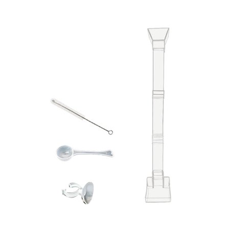 1 Set Akvarium Akryl Matningsrör Skål Akvarium Räkor FiskTank Akryl Matningsverktyg Klar Räkburk