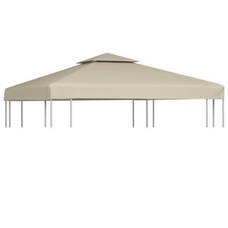 Paviljongtak 310 g/m² 3 x 3 m beige