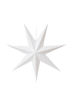 Åhléns Home Adventsstjärna JULES 70 cm Belysning Vit ONESIZE