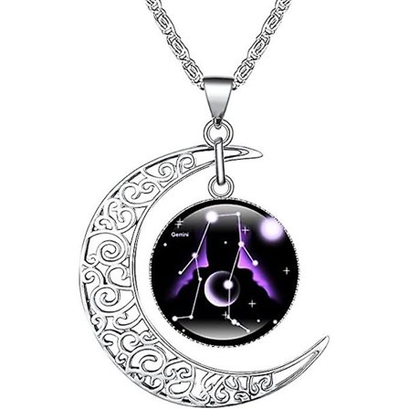 12 Konstellations Halskæde, Halskæde til Kvinder Teen Piger, Måneskins Smykker, Astrologi Vedhæng Modesmykker